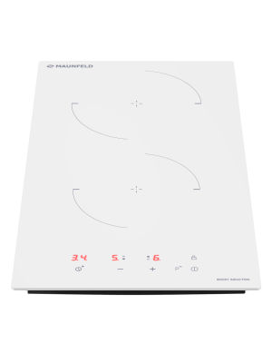 Индукционная варочная панель Maunfeld CVI302EXWH White спереди