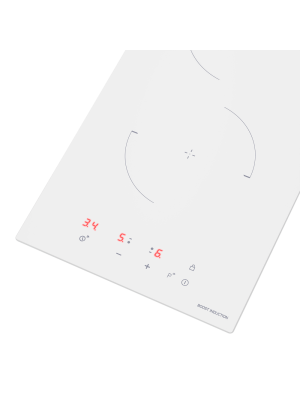 Индукционная варочная панель Maunfeld CVI302EXWH White вблизи