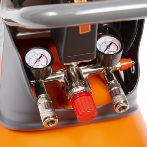 Регулятор давления с 2 манометрами + 2 коннекторами Компрессора Daewoo Power DAC 24D