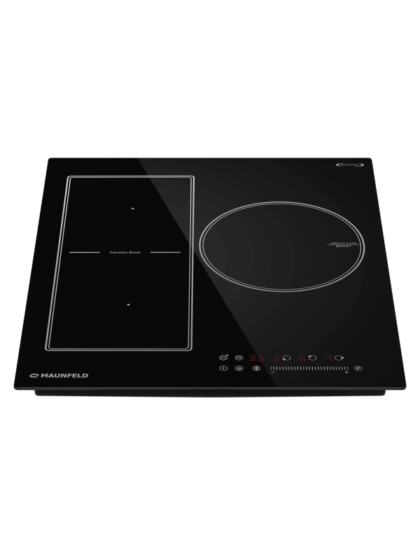Индукционная варочная панель Maunfeld CVI453SBBK Inverter Black спереди