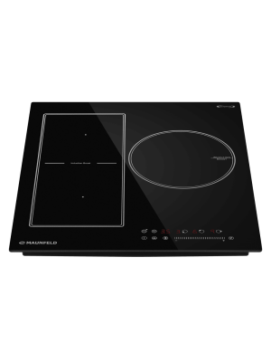 Индукционная варочная панель Maunfeld CVI453SBBK Inverter Black спереди