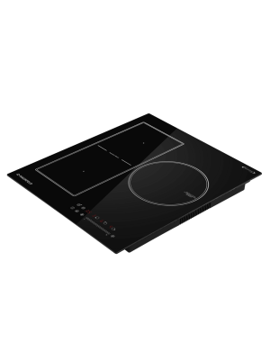 Индукционная варочная панель Maunfeld CVI453SBBK Inverter Black сбоку