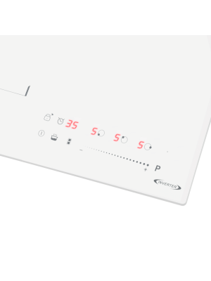 Индукционная варочная панель Maunfeld  CVI453SBWH Lux Inverter White вблизи