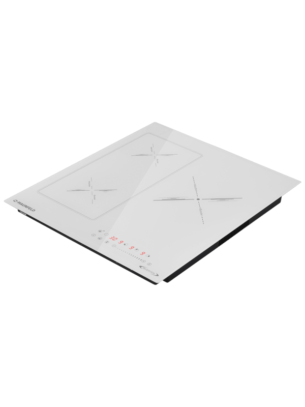 Индукционная варочная панель Maunfeld CVI453SBWHA Inverter White сбоку