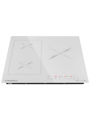Индукционная варочная панель Maunfeld CVI453SBWHA Inverter White спереди