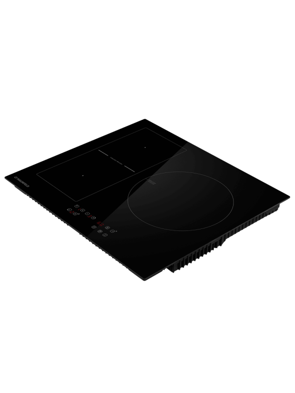 Индукционная варочная панель Maunfeld CVI593BBK Black сбоку