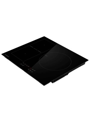 Индукционная варочная панель Maunfeld CVI593BBK Black сбоку