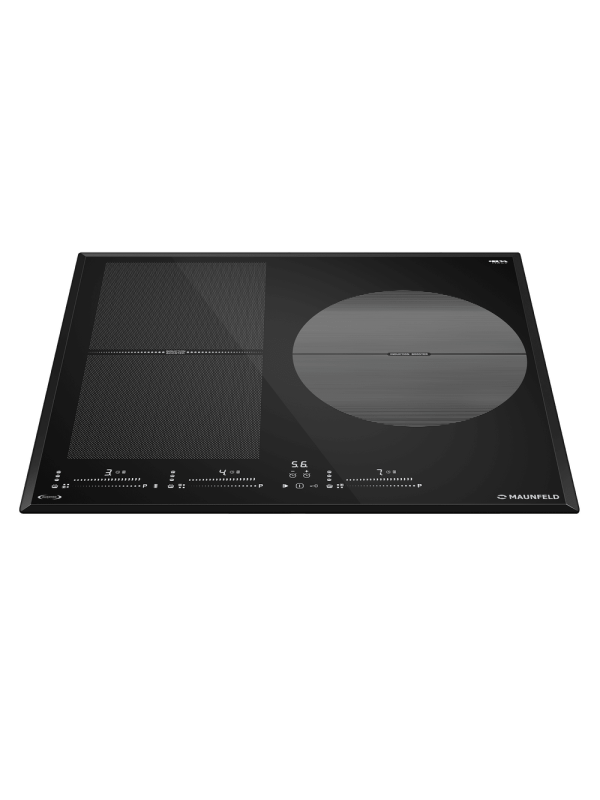 Индукционная варочная панель Maunfeld CVI593SFBK Lux Inverter Black спереди