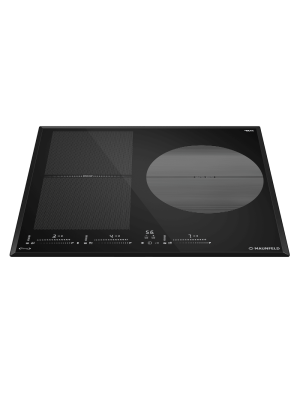 Индукционная варочная панель Maunfeld CVI593SFBK Lux Inverter Black спереди