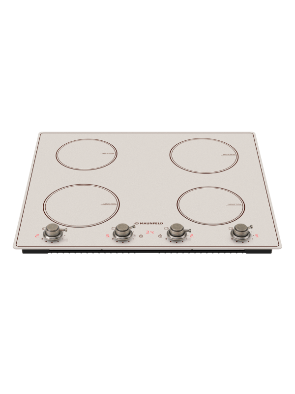Индукционная варочная панель Maunfeld CVI594MBGBR Beige спереди