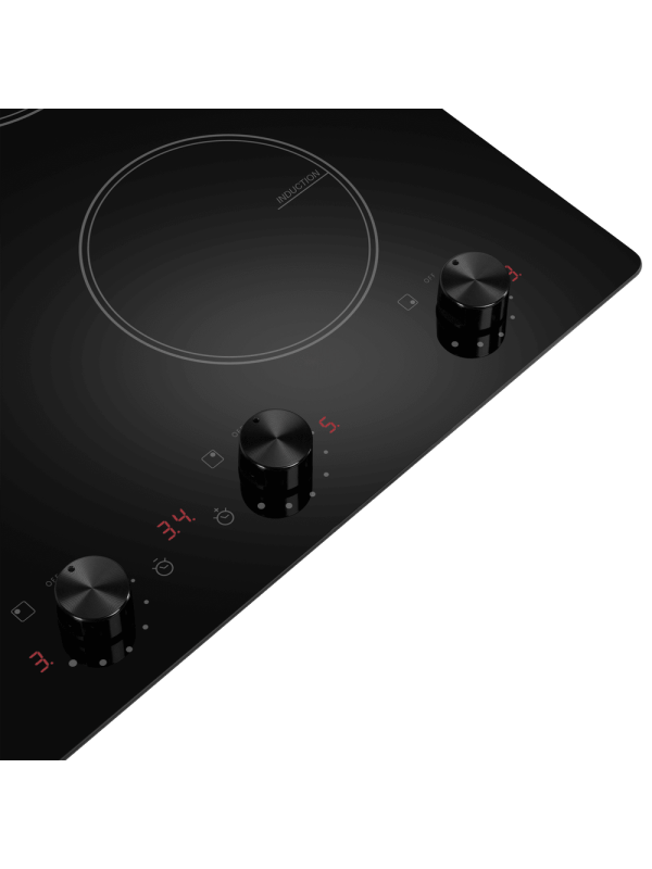 Индукционная варочная панель Maunfeld CVI594MBK2 Black вблизи