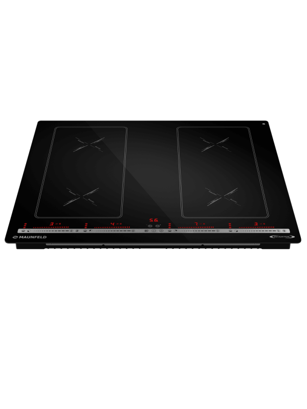 Индукционная варочная панель Maunfeld CVI594SB2BKA Inverter Black спереди