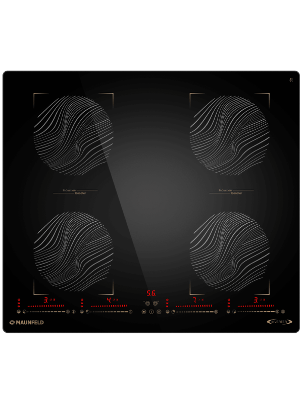Индукционная варочная панель Maunfeld CVI594SB2BKF Inverter Black
