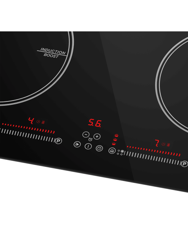 Индукционная варочная панель Maunfeld CVI594SBK Inverter Black вблизи
