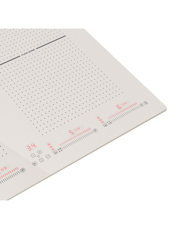 Индукционная варочная панель Maunfeld CVI594SF2BG Beige вблизи