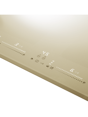 Индукционная варочная панель Maunfeld CVI594SF2BG Lux Beige вблизи