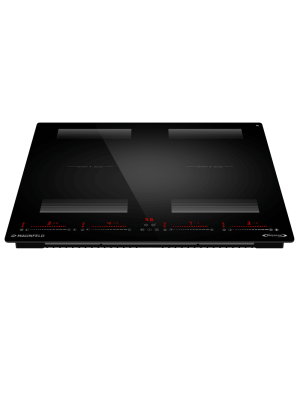 Индукционная варочная панель Maunfeld CVI594SF2BKD Inverter Black спереди