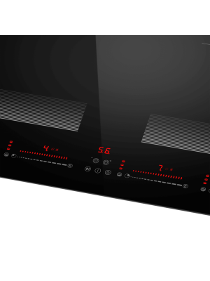 Индукционная варочная панель Maunfeld CVI594SF2BKD Inverter Black вблизи