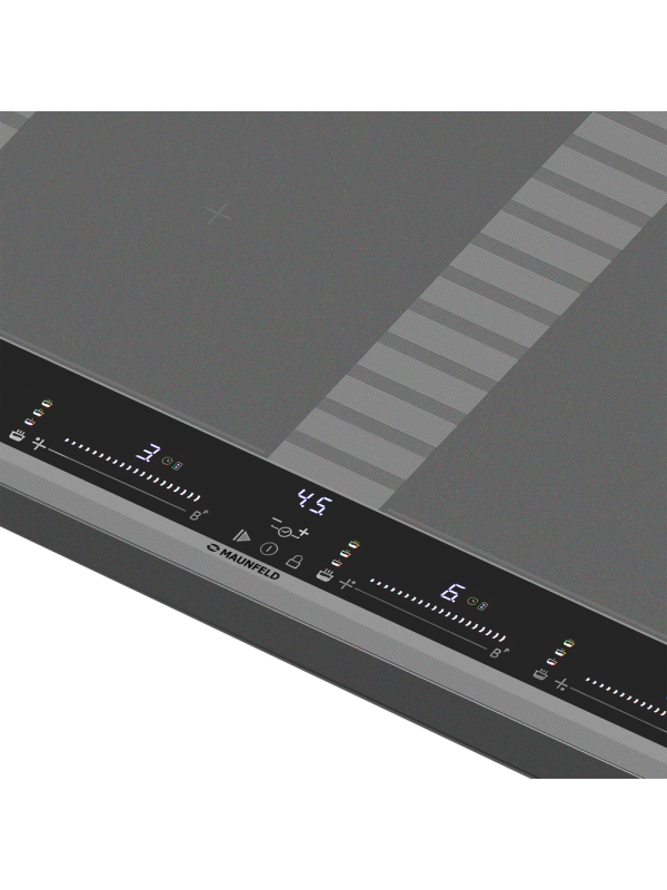 Индукционная варочная панель Maunfeld CVI594SF2MDGR Lux Graphite вблизи