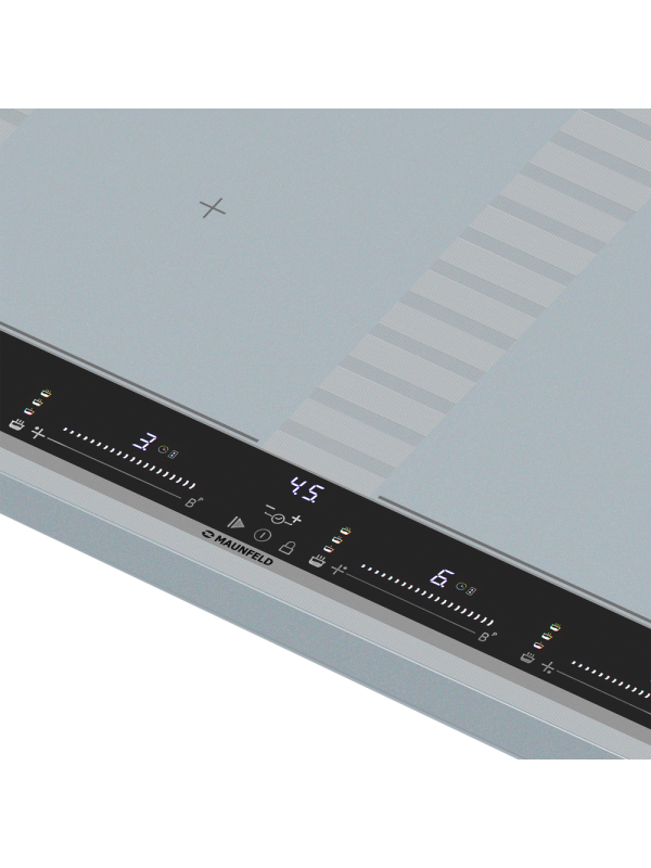 Индукционная варочная панель Maunfeld CVI594SF2MBL Lux Inverter Blue вблизи