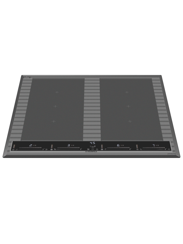 Индукционная варочная панель Maunfeld CVI594SF2MDGR Lux Inverter Graphite спереди