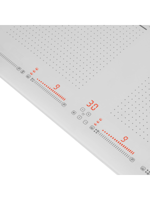 Индукционная варочная панель Maunfeld CVI594SF2WH Inverter White вблизи