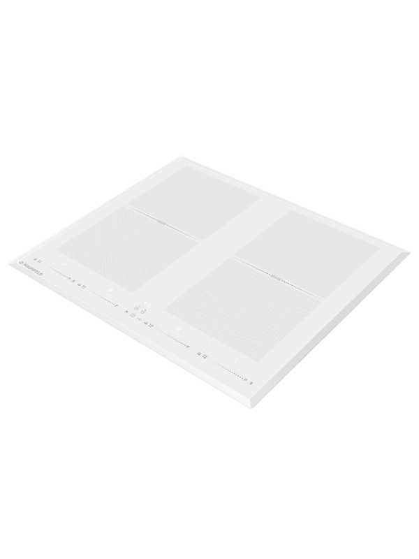Индукционная варочная панель Maunfeld CVI594SF2WH Lux White сбоку
