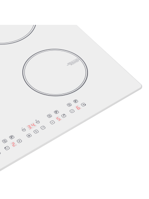 Индукционная варочная панель Maunfeld CVI594WH White вблизи