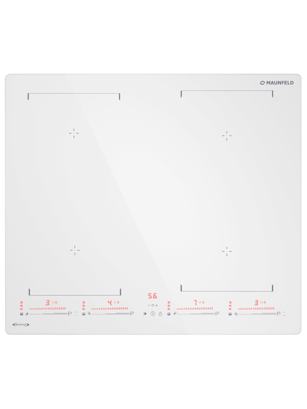 Индукционная варочная панель Maunfeld CVI604SBEXWH Inverter White