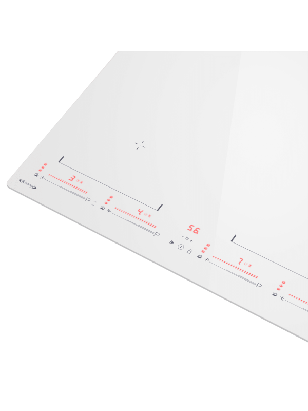 Индукционная варочная панель Maunfeld CVI604SBEXWH Inverter White вблизи