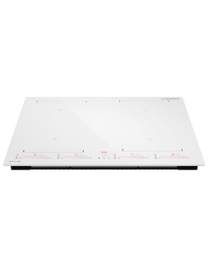 Индукционная варочная панель Maunfeld CVI604SBEXWH Inverter White спереди
