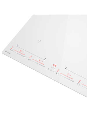 Индукционная варочная панель Maunfeld CVI604SBEXWH Inverter White вблизи