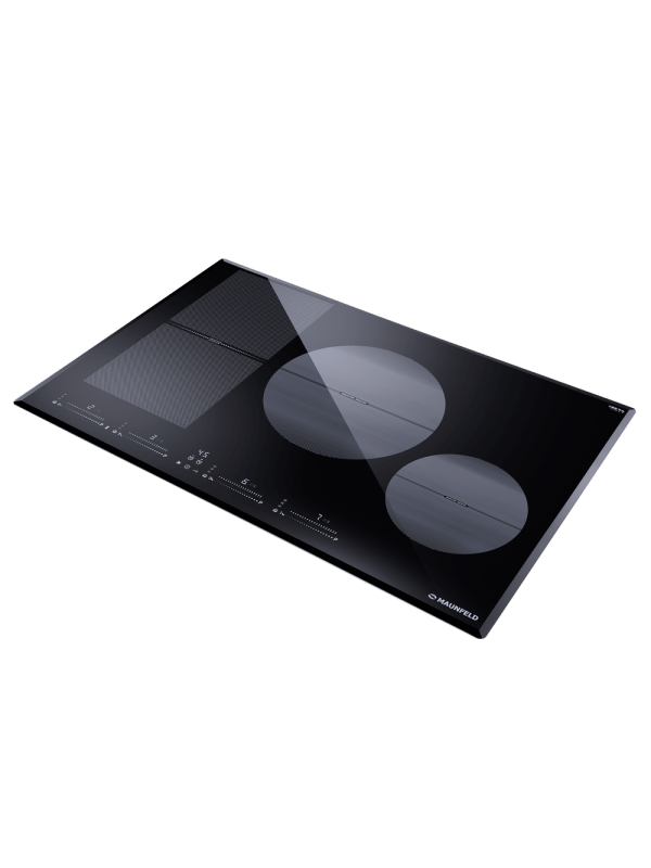 Индукционная варочная панель Maunfeld CVI804SFBK Lux Black сбоку