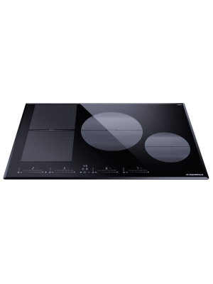 Индукционная варочная панель Maunfeld CVI804SFBK Lux Black спереди