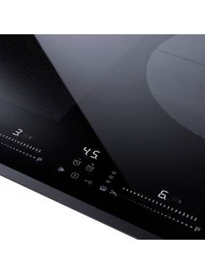 Индукционная варочная панель Maunfeld CVI804SFBK Lux Black вблизи