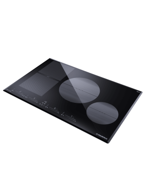 Индукционная варочная панель Maunfeld CVI804SFBK Lux Inverter Black сбо