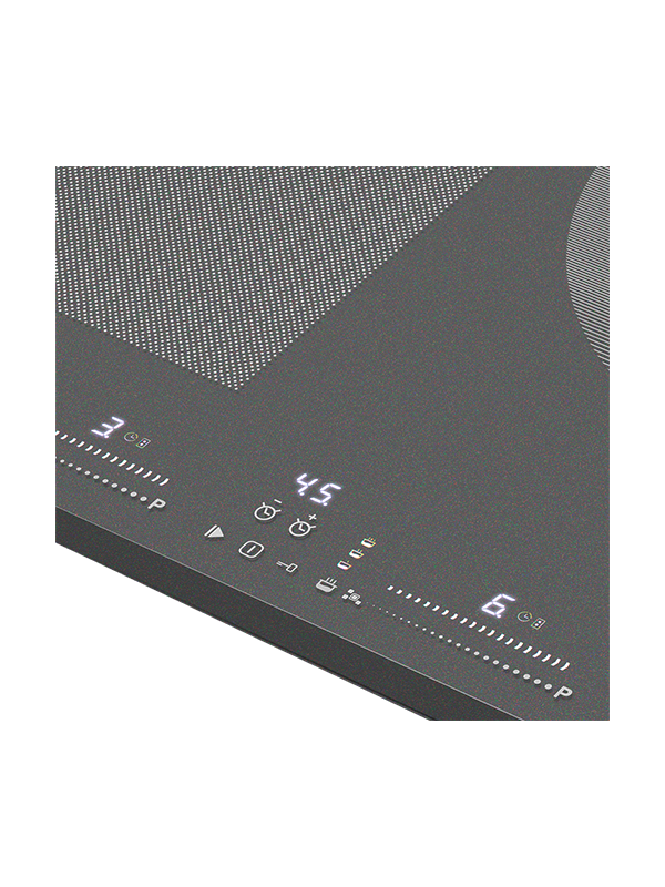 Индукционная варочная панель Maunfeld CVI804SFDGR Graphite вблизи