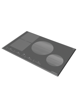 Индукционная варочная панель Maunfeld CVI804SFDGR Graphite сбоку