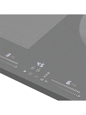 Индукционная варочная панель Maunfeld CVI804SFLGR Grey вблизи