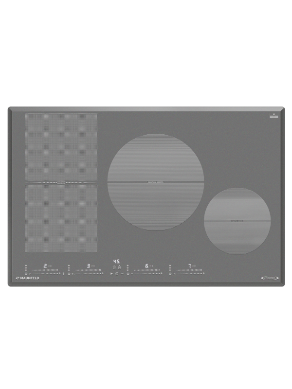 Индукционная варочная панель Maunfeld CVI804SFLGR Inverter Grey