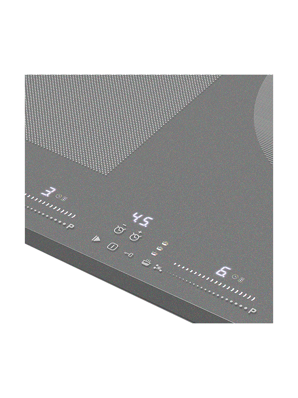 Индукционная варочная панель Maunfeld CVI804SFLGR Inverter Grey вблизи