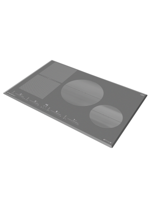 Индукционная варочная панель Maunfeld CVI804SFLGR Inverter Grey сбоку