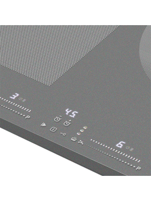 Индукционная варочная панель Maunfeld CVI804SFLGR Inverter Grey вблизи