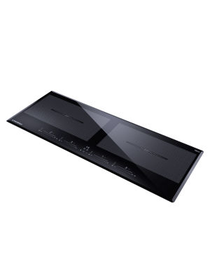 Индукционная варочная панель Maunfeld CVI904SFLBK Lux Black сбоку