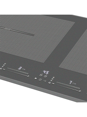 Индукционная варочная панель Maunfeld CVI904SFLDGR Graphite вблизи