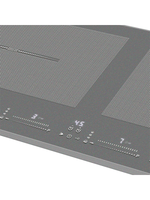 Индукционная варочная панель Maunfeld CVI904SFLLGR Grey вблизи