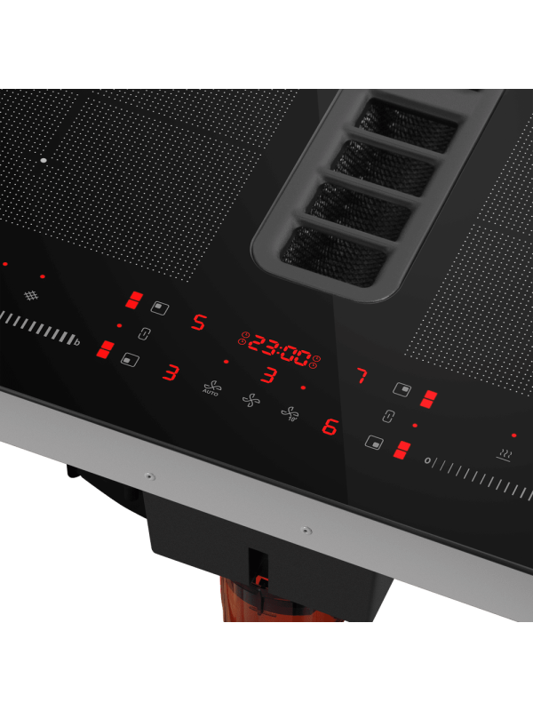 Индукционная варочная панель Maunfeld MIHC604SF2BK Black вблизи