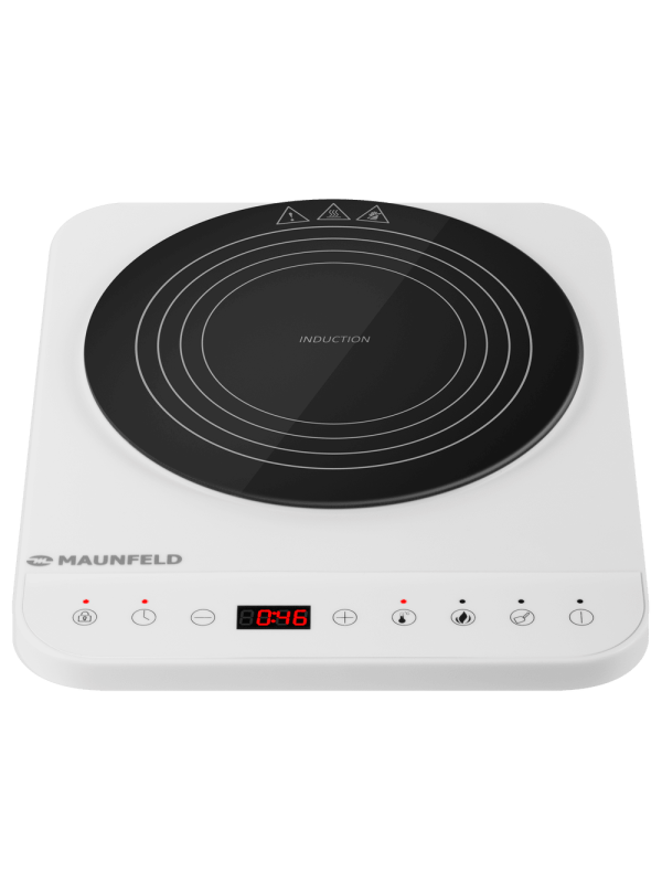 Настольная индукционная плита Maunfeld EFI271TWH спереди