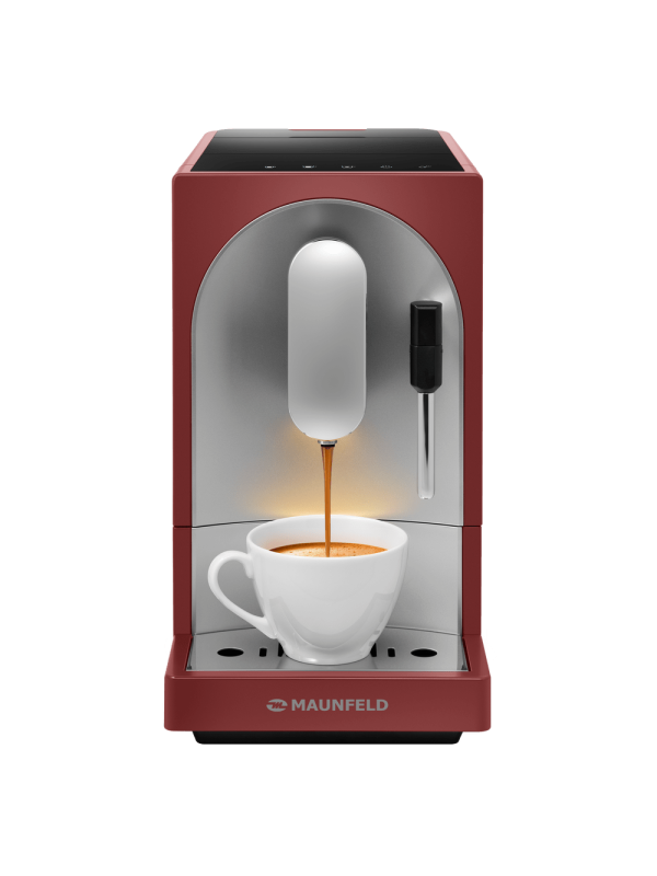 Кофемашина Maunfeld MF-A7021RD спереди
