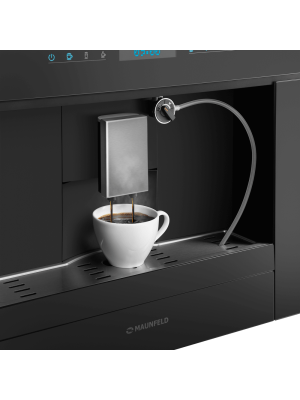 Кофемашина Maunfeld AMCM1503B спереди (1)